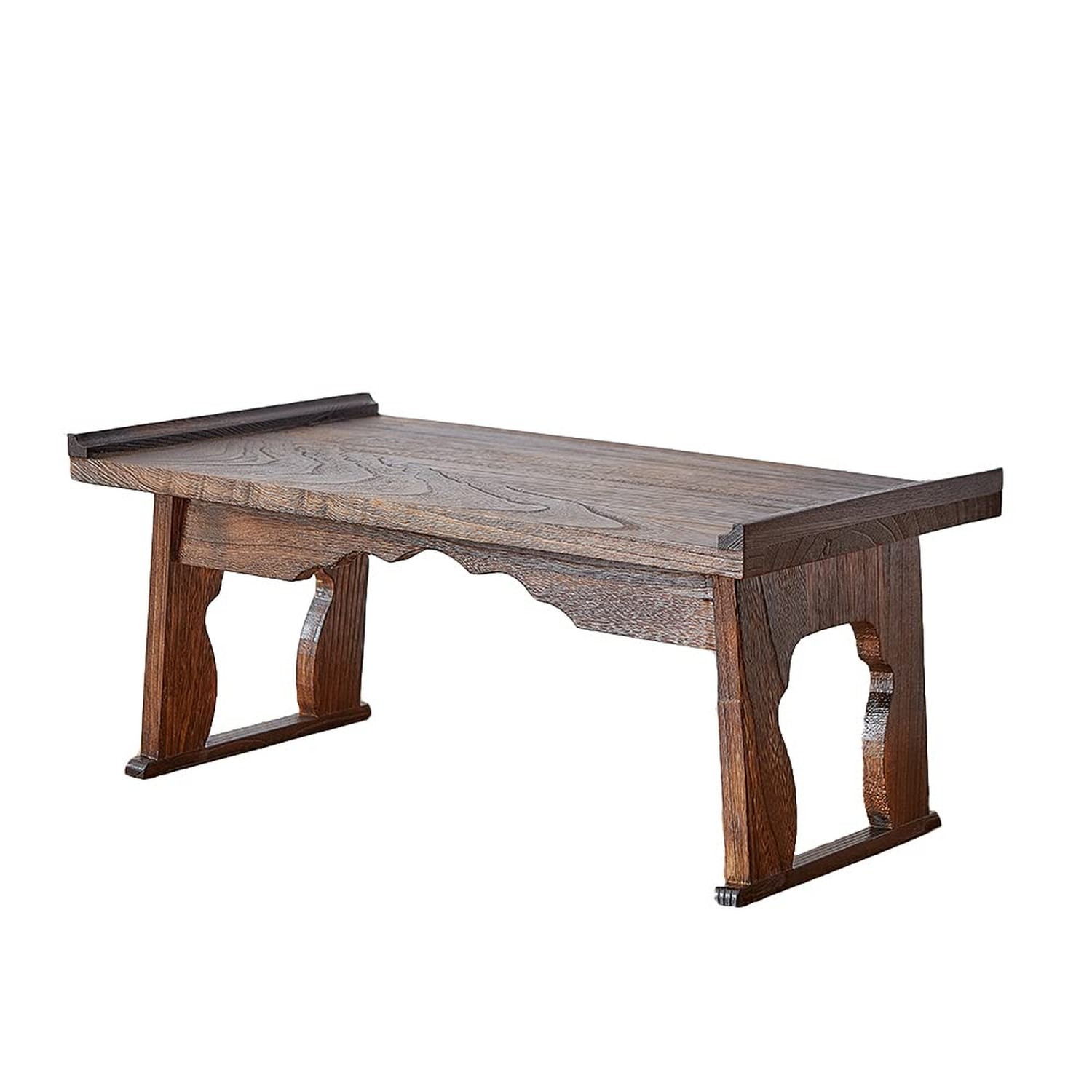 Foldable Wooden Laptop Desk, Breakfast in Bed Serving Tray, Japanese Floor Ta...