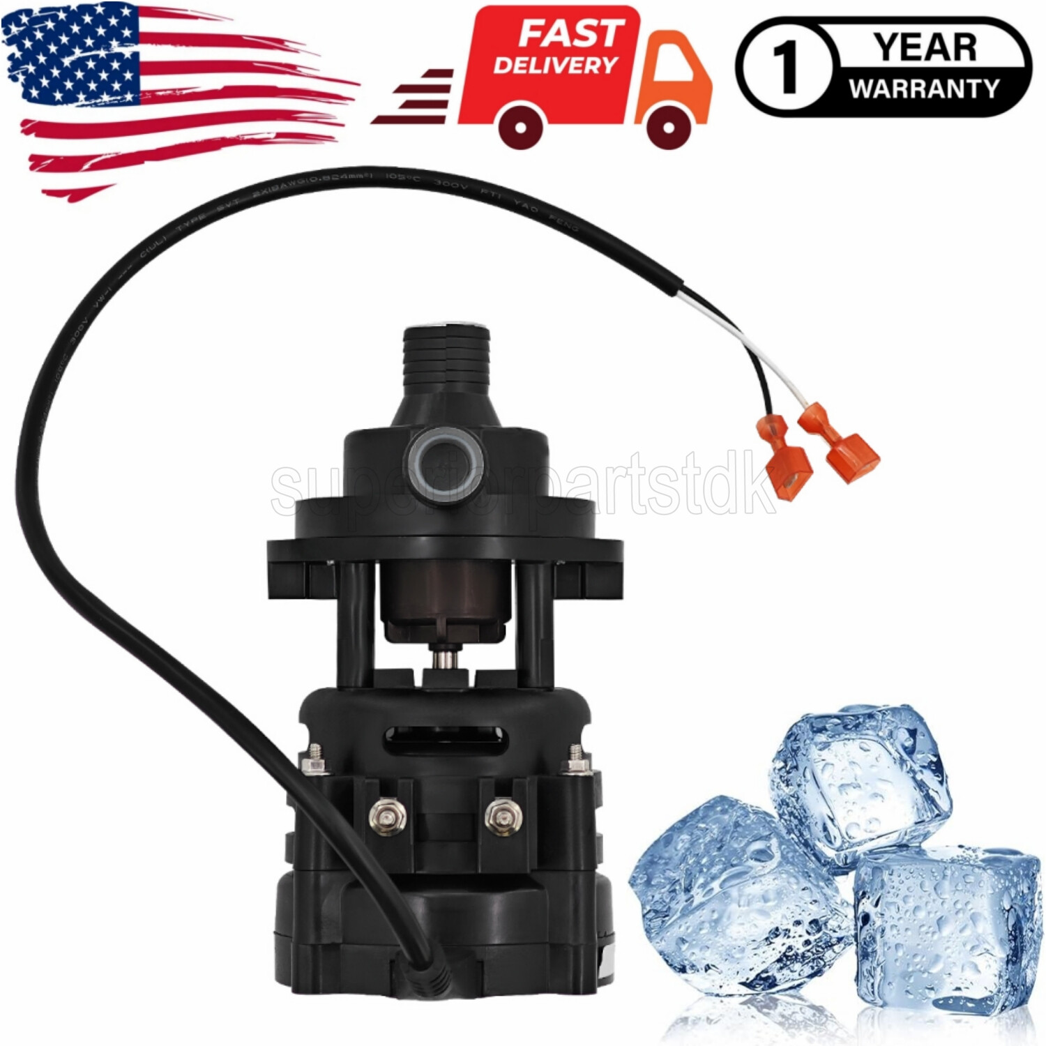 NEW Ice Pump Water For Scotsman Manitowoc 115V 60Hz single-phase power 040005602