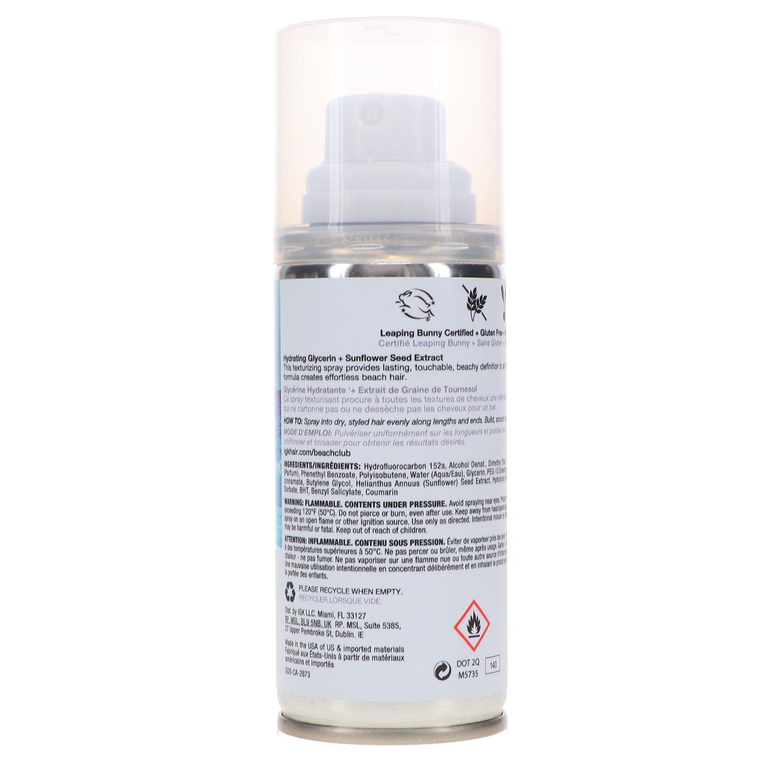 IGK Beach Club Touchable Texture Spray 1.7 oz