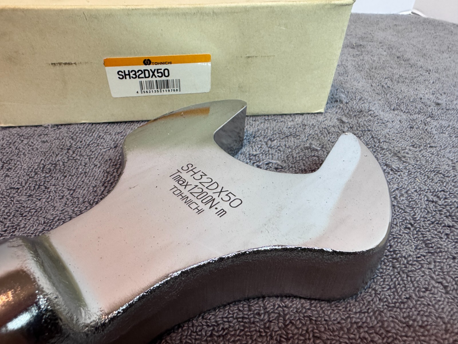 NIB - Genuine TOHNICHI 50mm Torque Head (SH32DX50) Interchangeable, Open Spanner