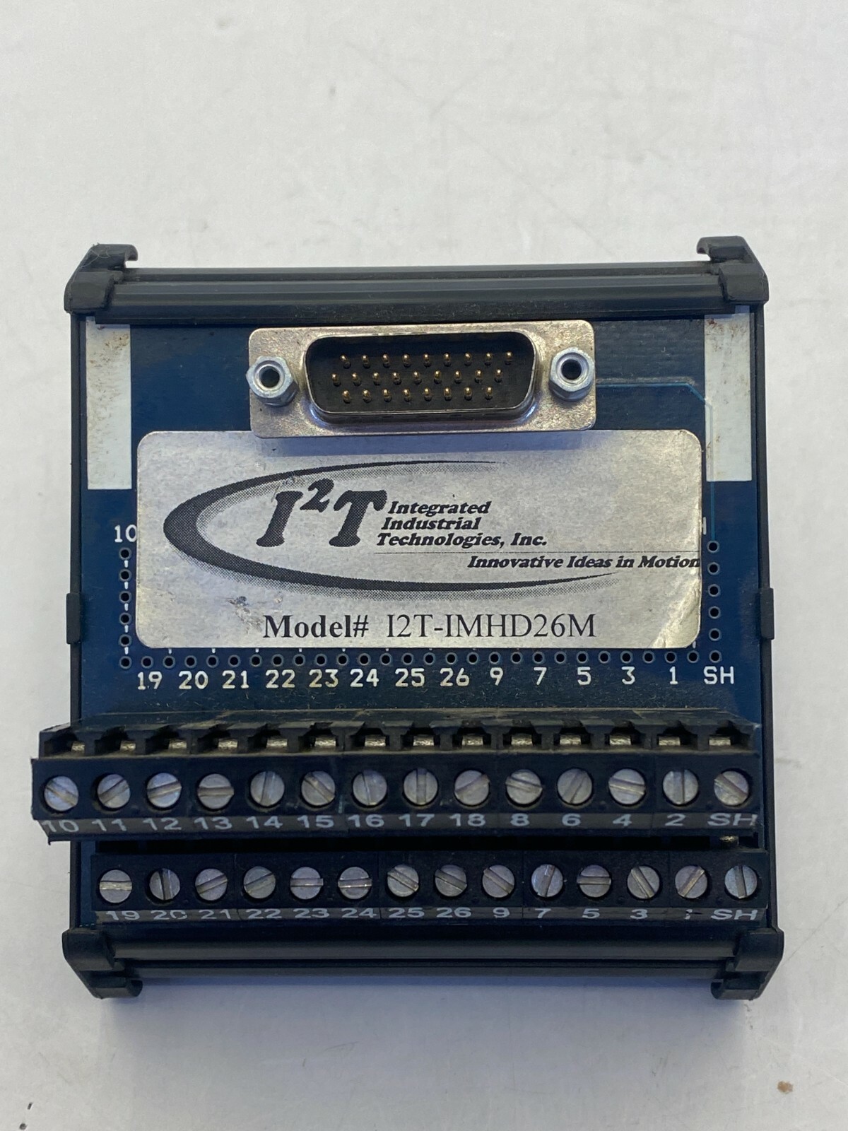 INTEGRATED INDUSTRIAL TECHNOLOGIES I1T-IMHD26M TERMINAL MODULE NNB