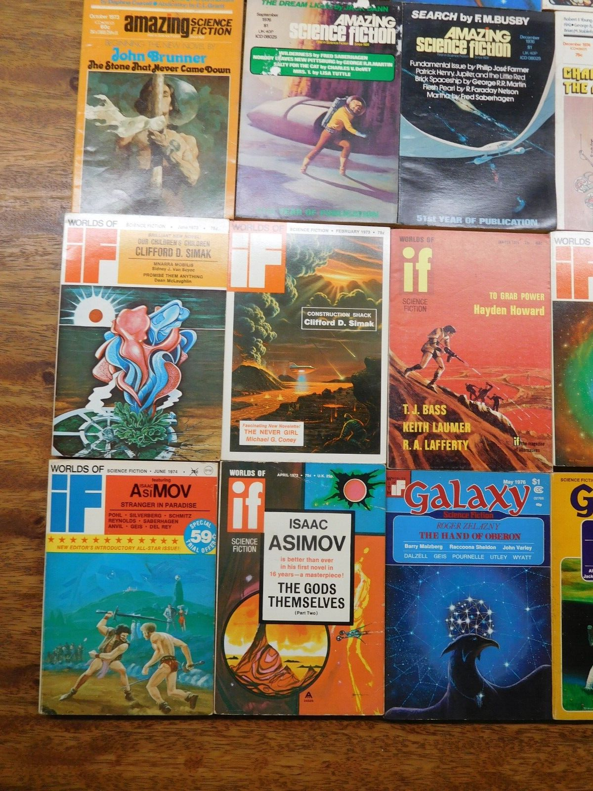 Fantastic 30 Vintage 1970's Sci-Fi Digests ~ Amazing, IF & Galaxy