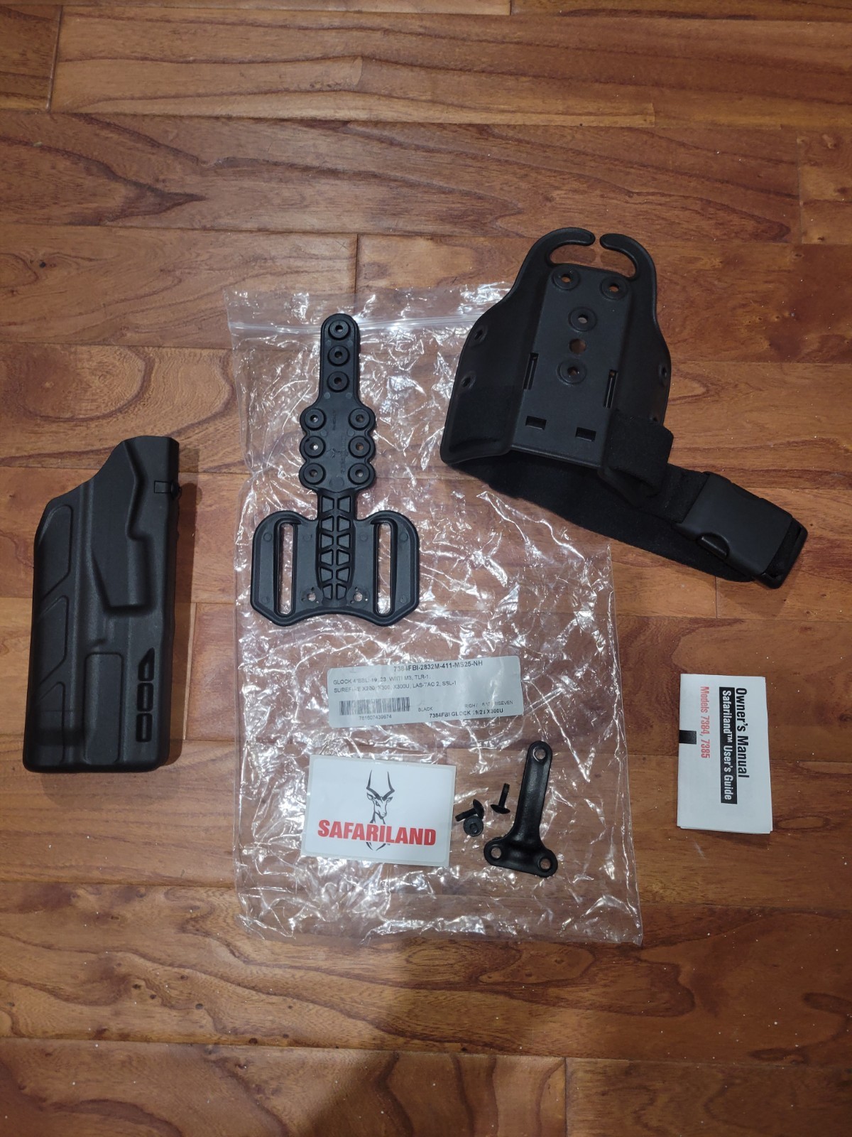 Safariland 7384 Glock 29/23 Lightbearing ALS Holster Right Hand