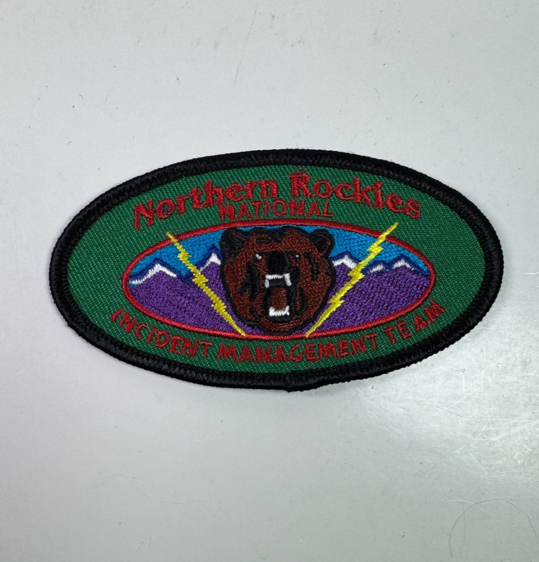 Northern Rockies National Incident Management Team Bear 1.75"x3.5" Patch Y9
