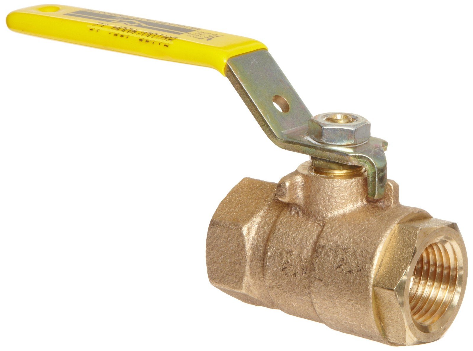 Milwaukee BA-100A14 Bronze Ball Valve, 2-Pc, 1/4" NPT Female