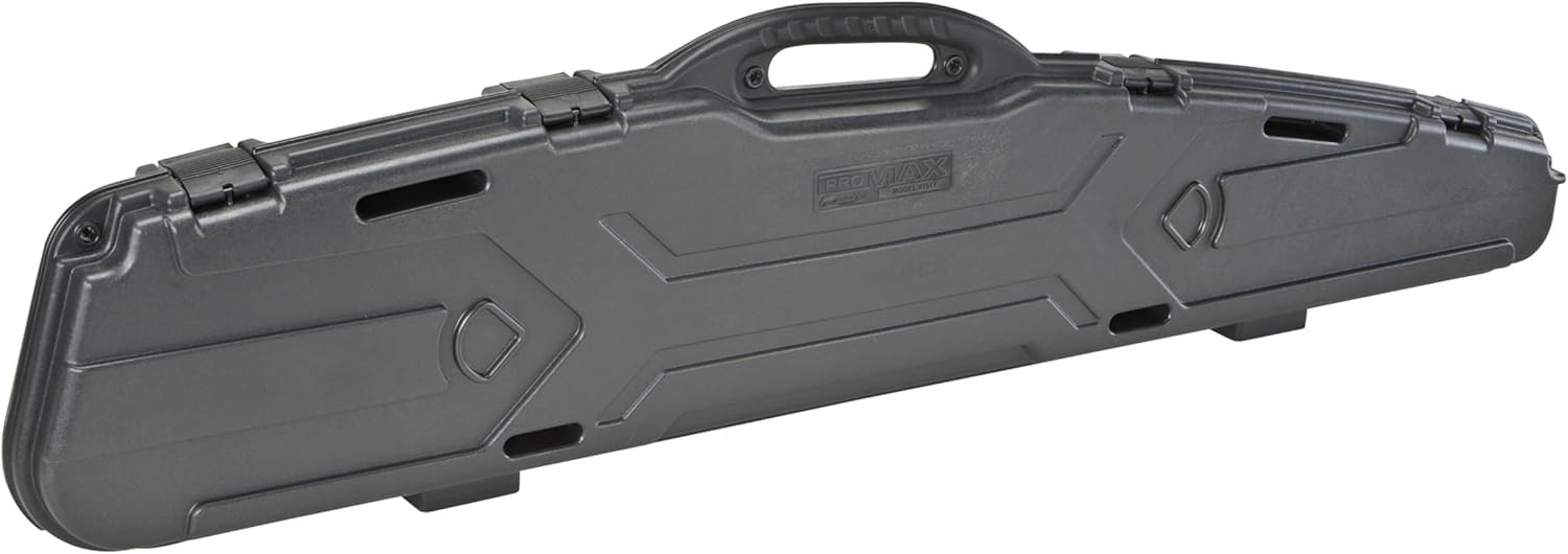 Estuche Para Rifle Y Escopeta De 53 Pulgadas Con Asa De Transporte Color Negro