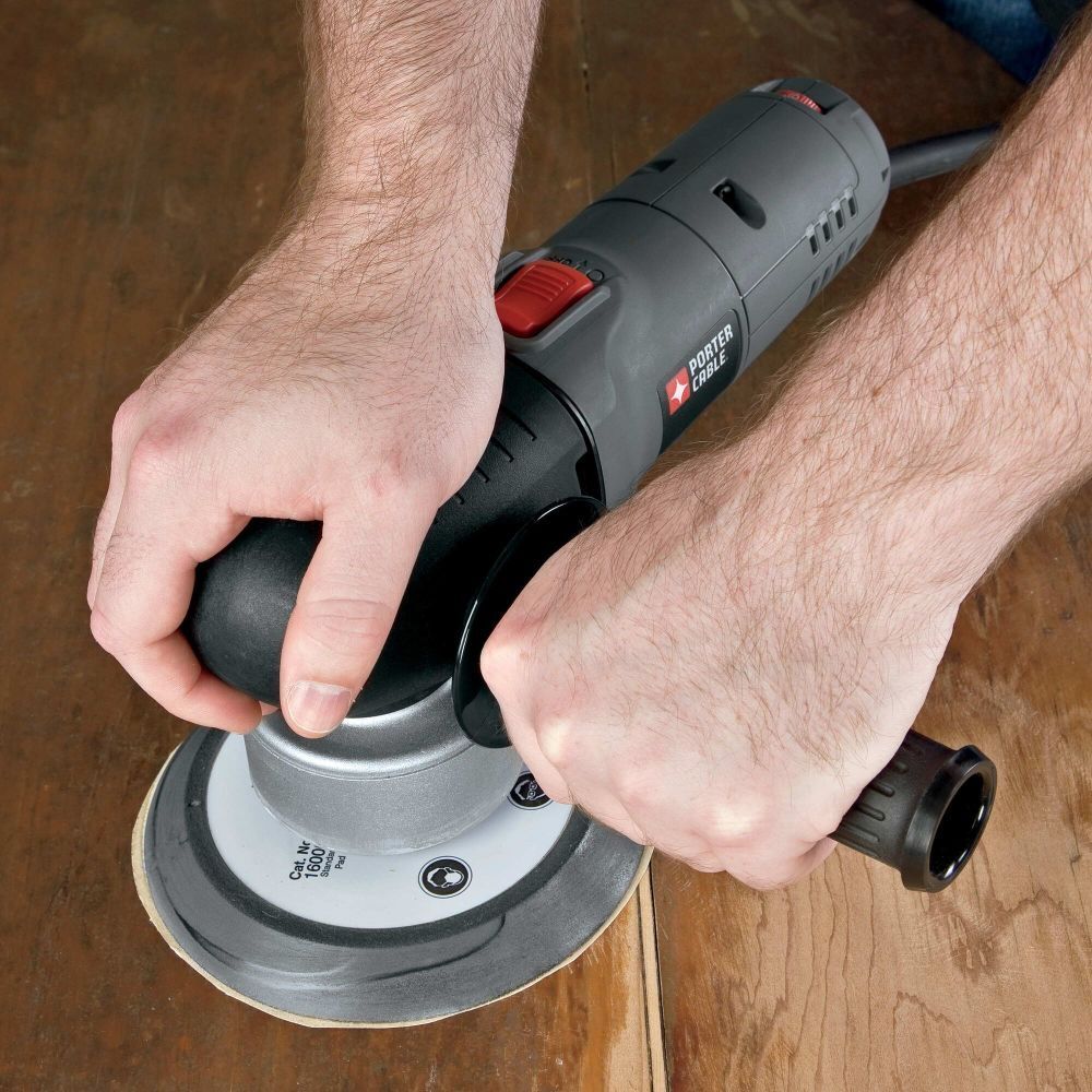 Porter Cable 6In Random Orbit Sander With Polishing Pad