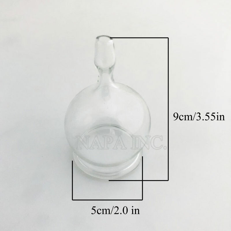 2PCS 5cm Glass Cupping Cups Replacement Cups For Vacuum Therapy Cupping Machine