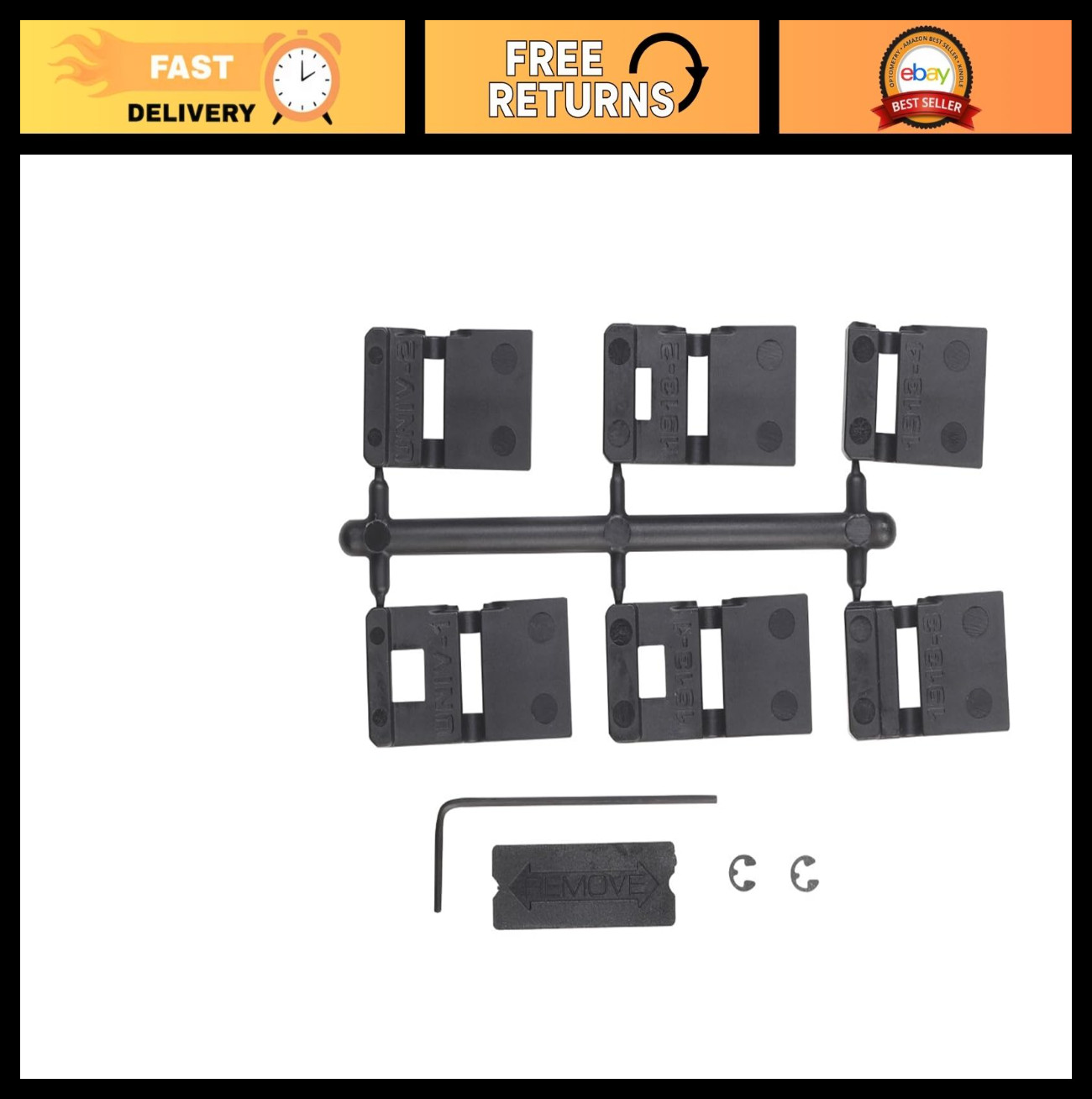 Universal Rail Locating Key Kit for 1913 Picatinny Rails & Mounting Tools