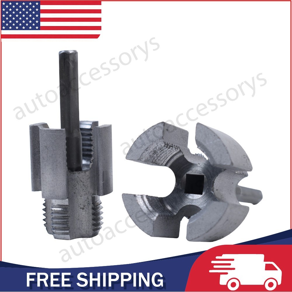 2pcs Integrated Internal & External Pipe Threading-Tool,PVC Pipe Threader Kit