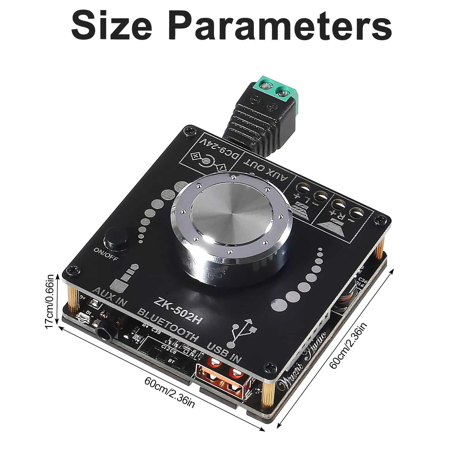 Multi-Functionality 2.0 Digital Power Amplifier Board Kits Bluetooth AUX