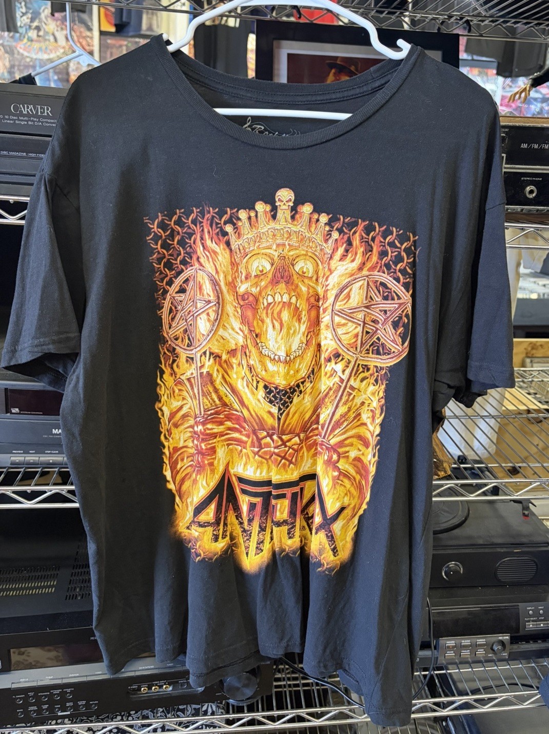 Anthrax 40Th Anniversary 2022 Tour Shirt-L