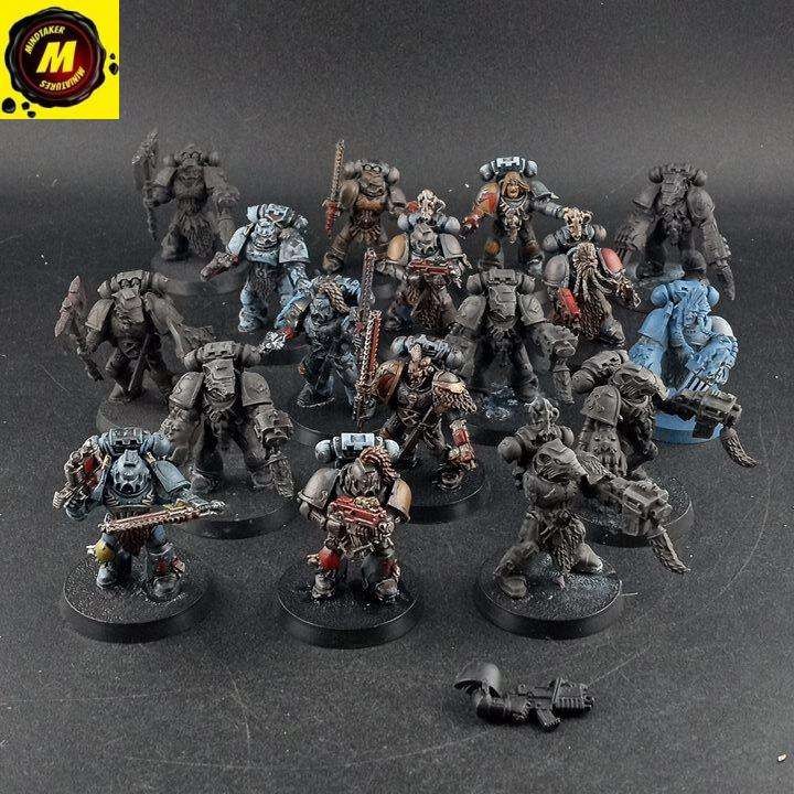 Space Wolves Firstborn Marines (x17) - #171956 - Space Wolves