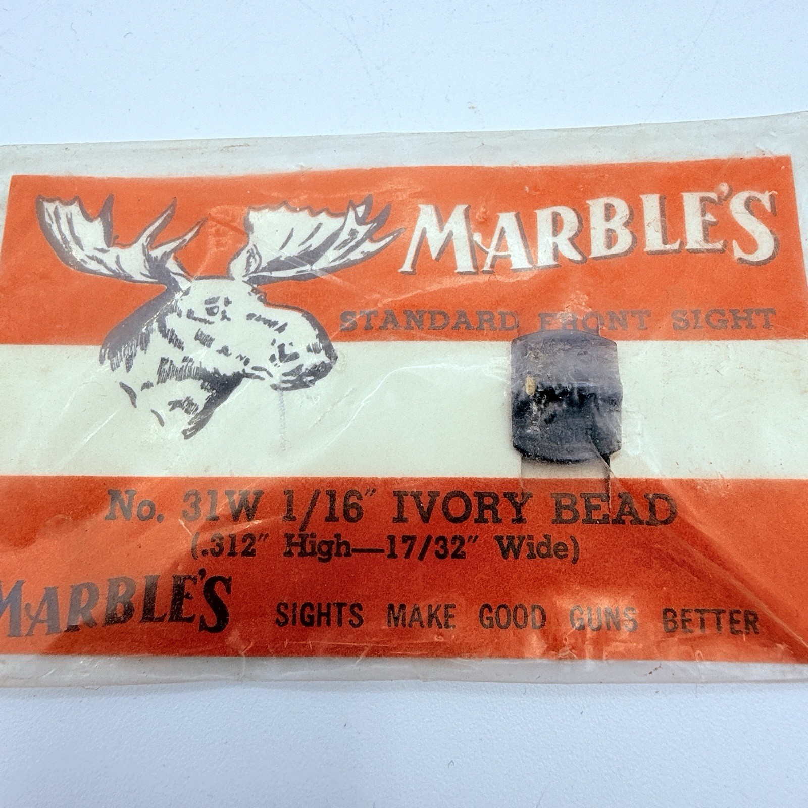 Marbles 31w Front Sight Winchester Marlin Remington .312 H 17/32 W Vintage NOS