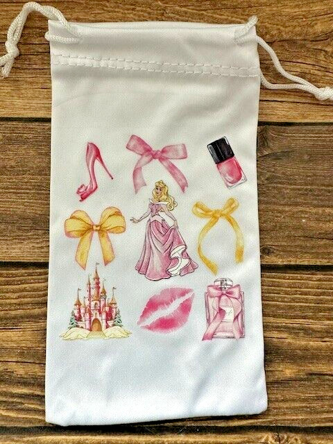 Soft Eye Sunglasses White Accessory Pouch Pull Top Princess Aurora Beauty RTS