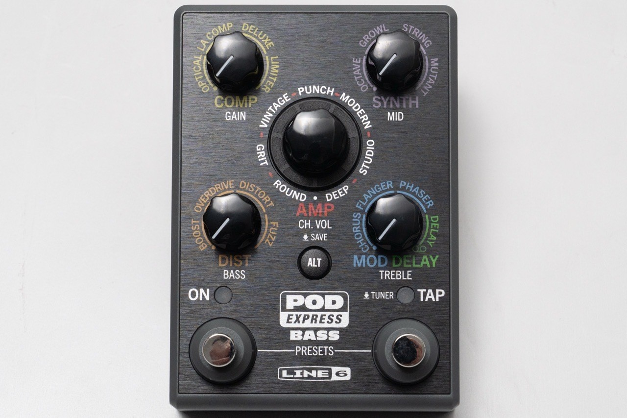 Line 6 POD Express Bass Portable Multi Effects Processor Used