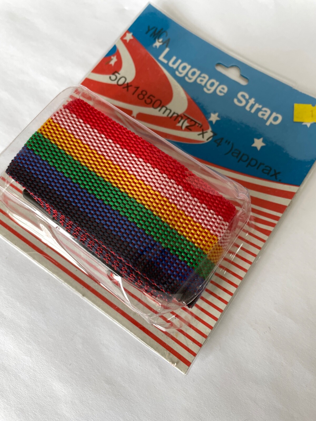 NEW Rainbow Travel Luggage Strap YMCA
