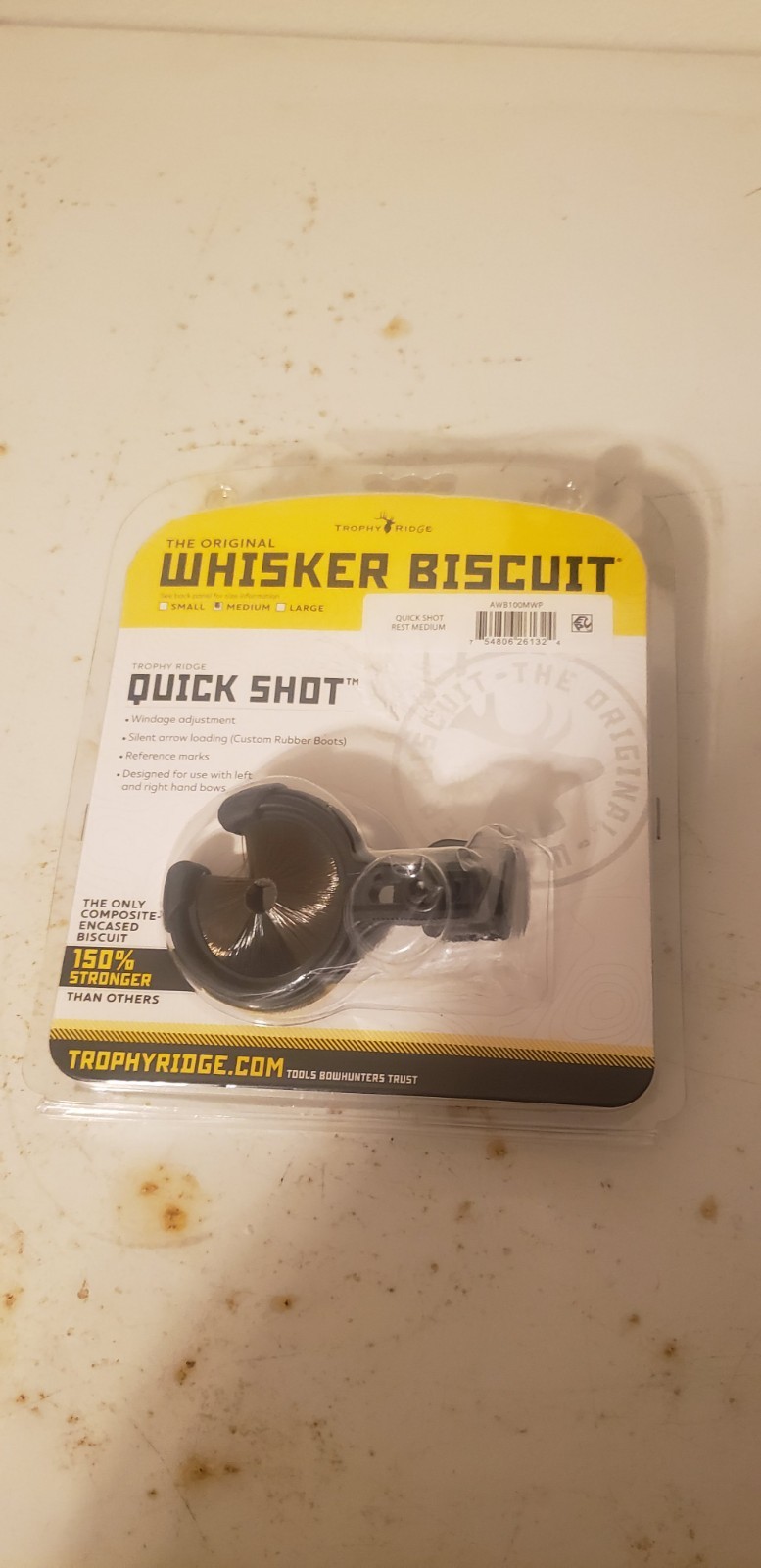 Trophy Ridge Whisker Biscuit Quick Shot Arrow Rest - AWB100MWP
