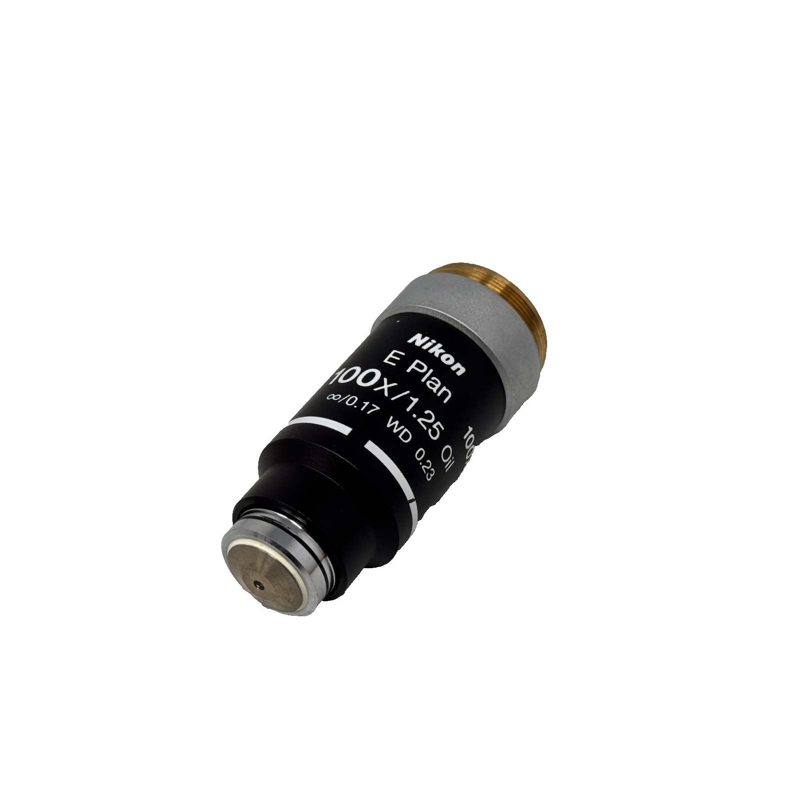 Nikon E Plan 100x/1.25 Oil Microscope Objective $\infty$/0.17 WD 0.23 | Infinity