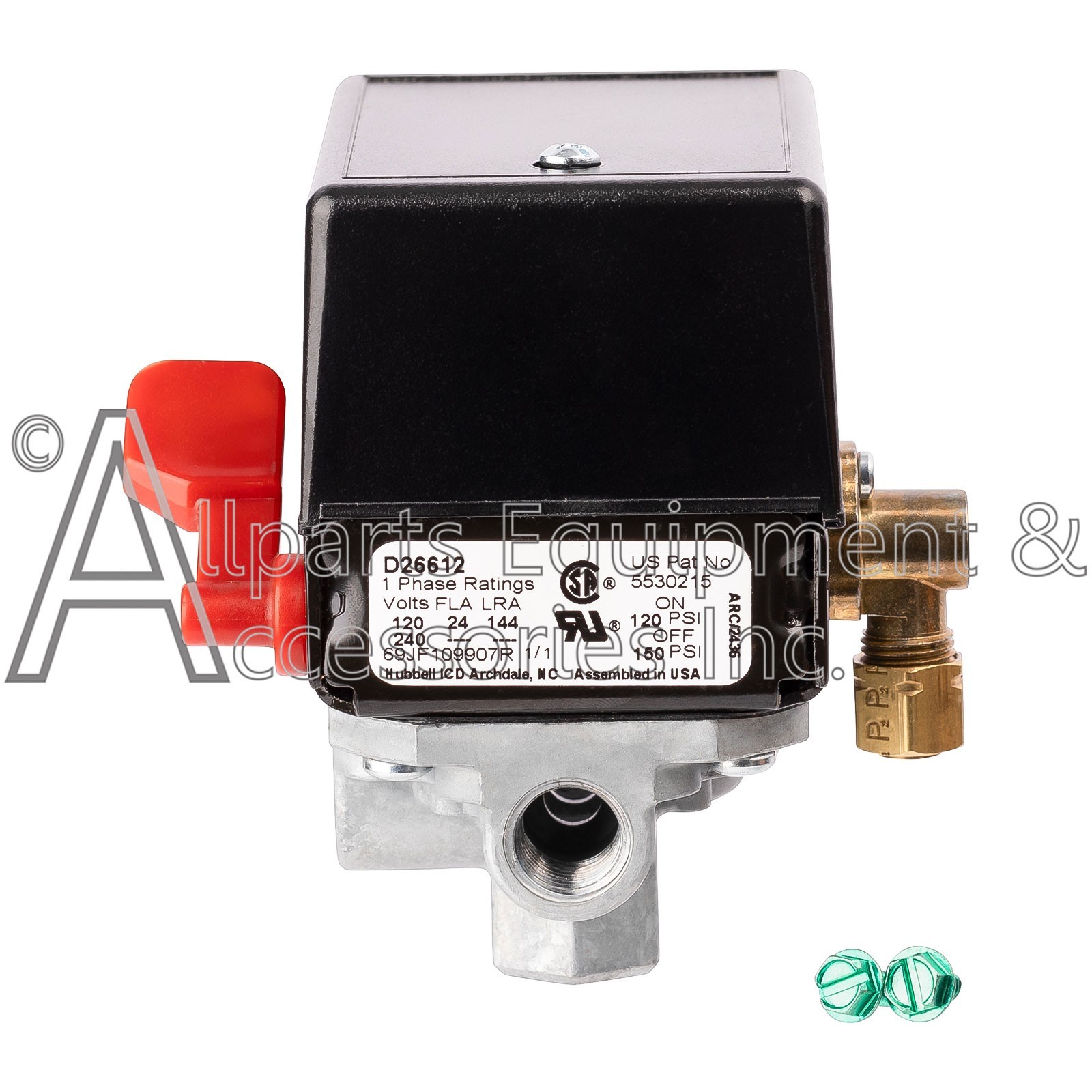 Z-D26612 DeVilbiss/DeWalt/Craftsman 4-Port Pressure Switch 120/150 PSI