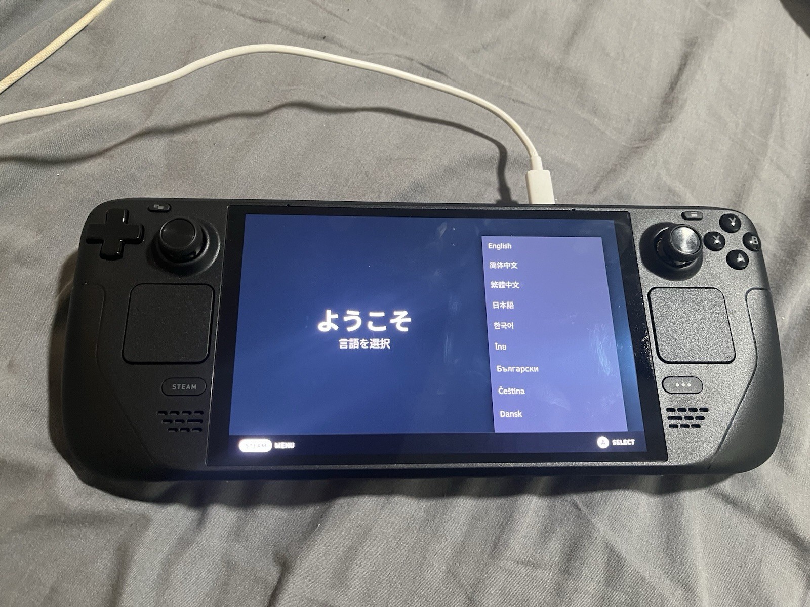 Valve Steam Deck OLED 512GB Black Handheld Gaming Console With Original Case