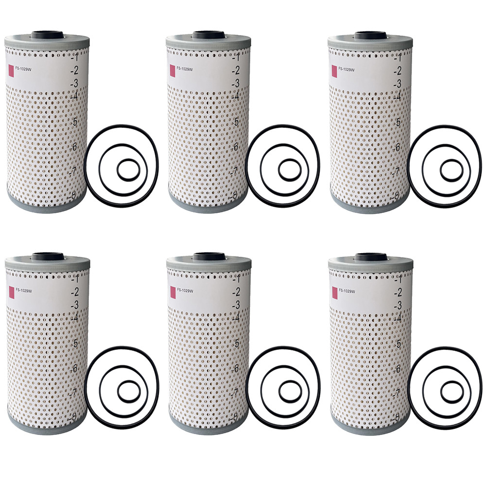 (6) FOR  FUEL WATER SEPARATOR FILTER FS1029W CASE FS-1029