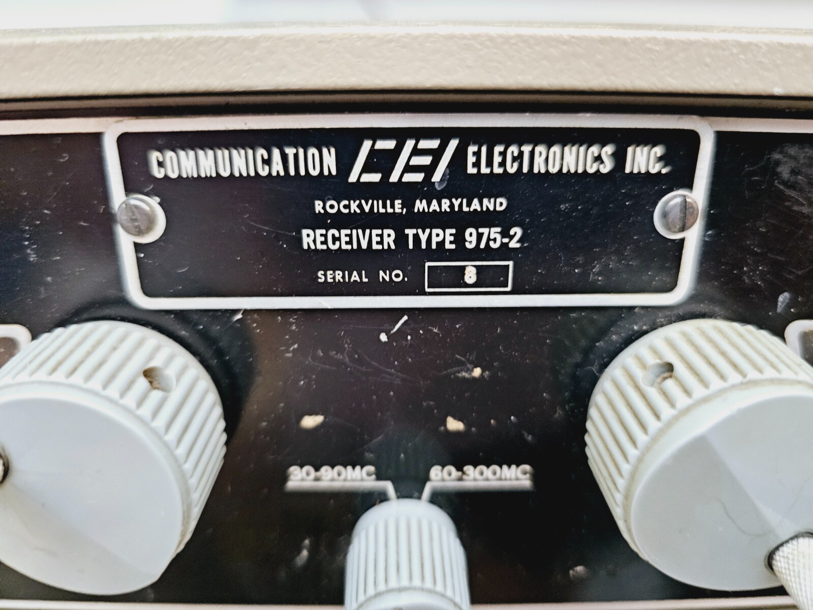 RARE Watkins Johnson CEI 975-2 775-3 Communications Ham Shortwave Receivers