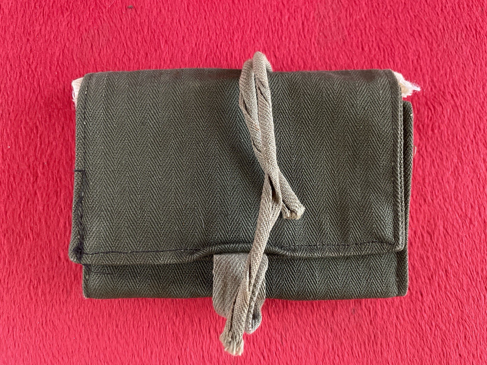 WWII US Army Military Field Repair Uniform SEWING KIT w/ Contents WW2 HBT