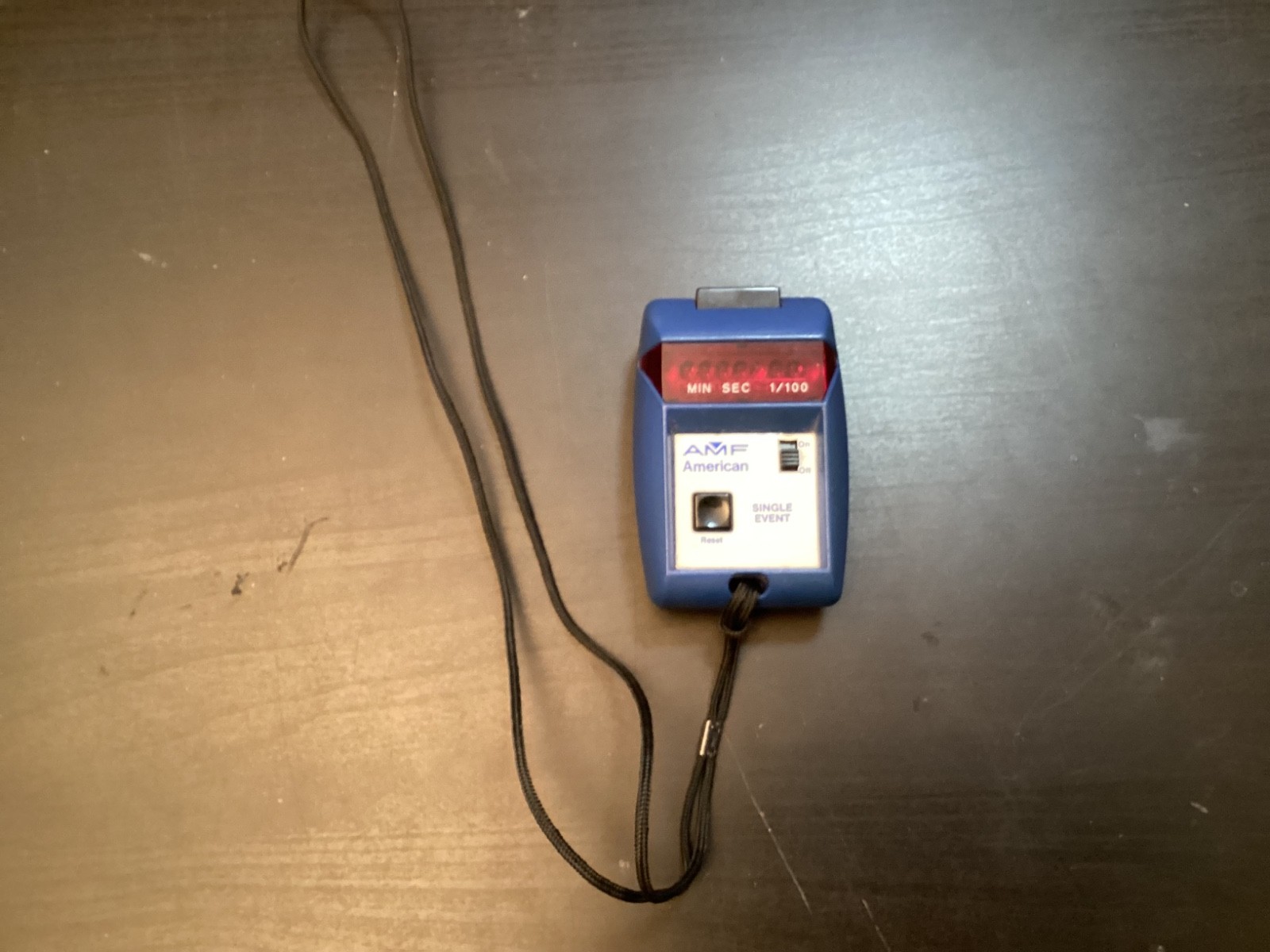 Vintage AMF American Single Event Timer Stopwatch Works