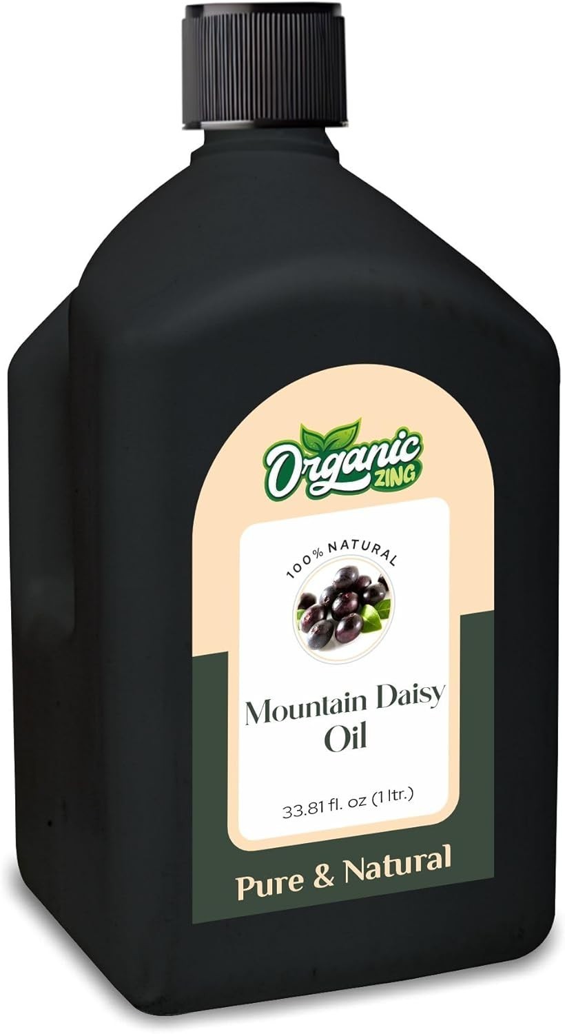 Organic Zing Mountain Daisy Carrier Oil – 100% Pure & Natural | 1000ml.