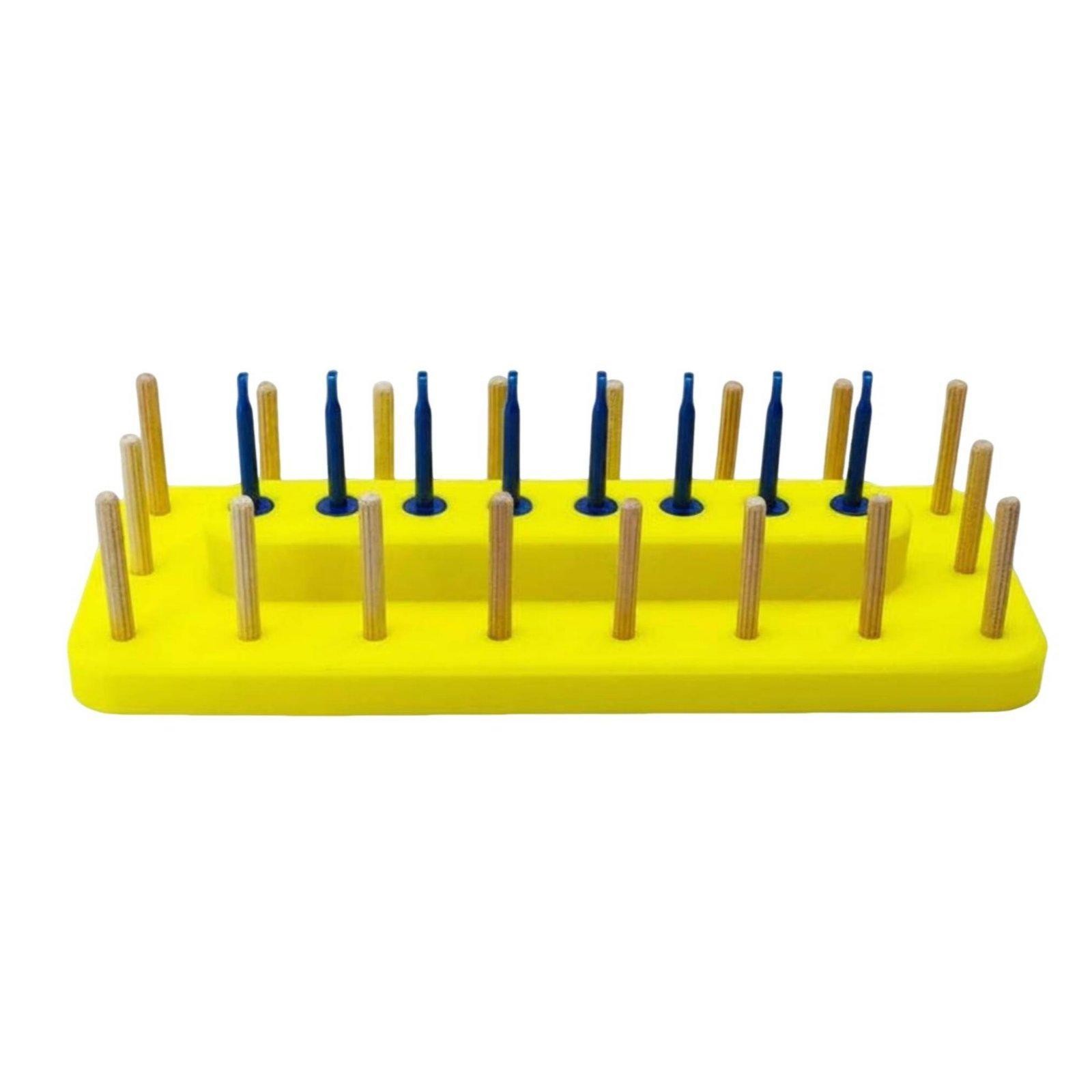 Fly Tying Thread Rack 2-in-1 Fly Display Rack Multi-Function Fishing Accessory