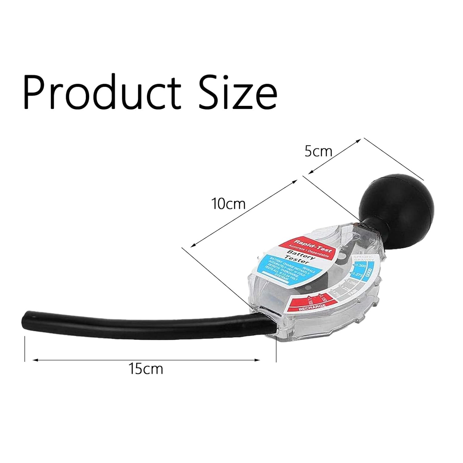 Battery Hydrometer Tester 6V 12V 24V Deep Cycle Tool for Golf Cart System
