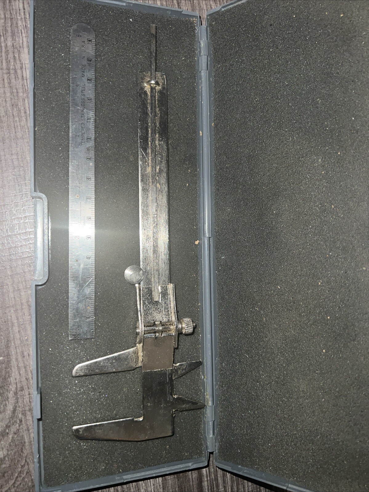 Vintage 6” Caliper Tempered Stainless Steel 5cm