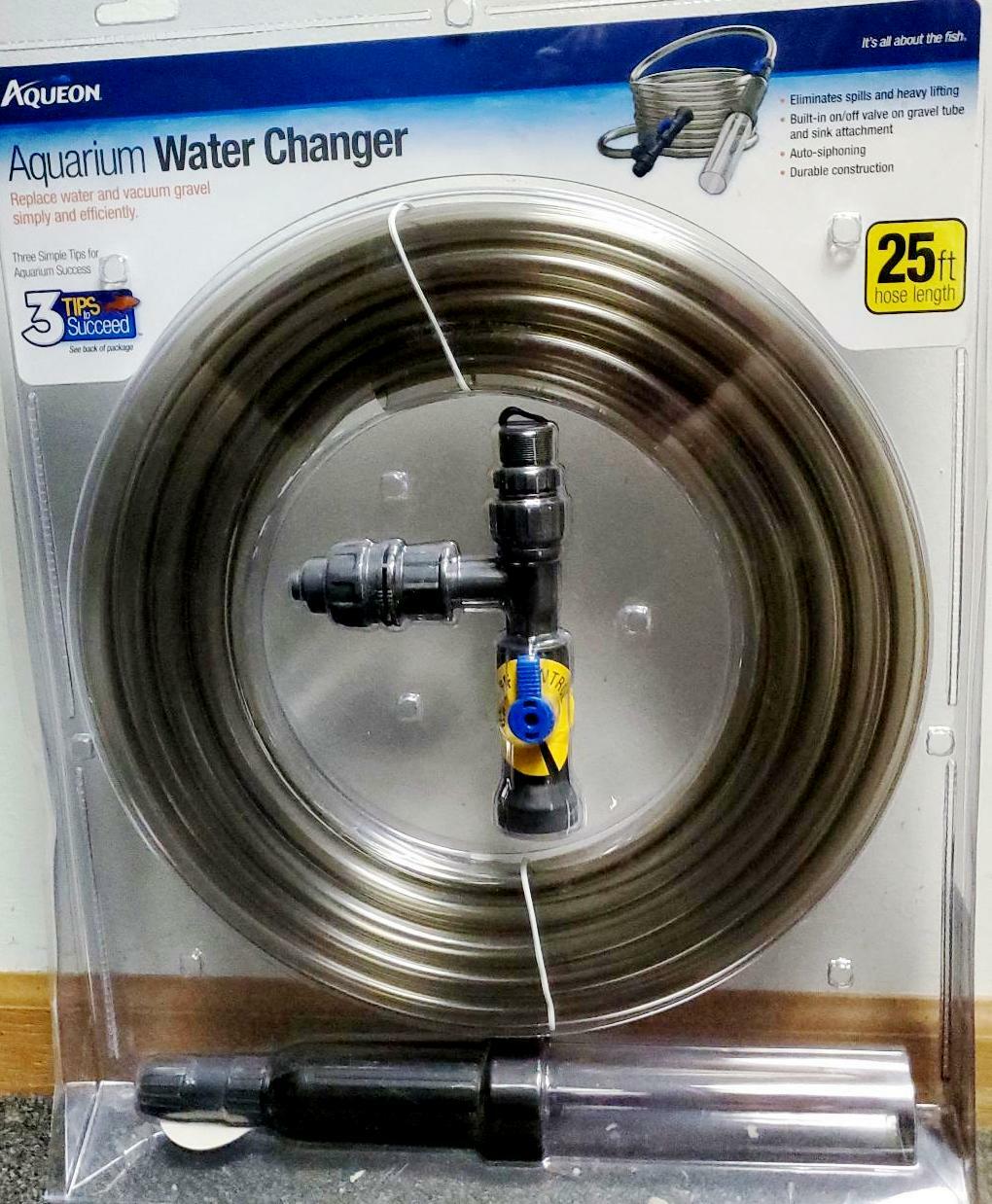 AQUEON Aquarium Water Changer  25 FOOT -  Vacuum Tank Gravel Cleaner
