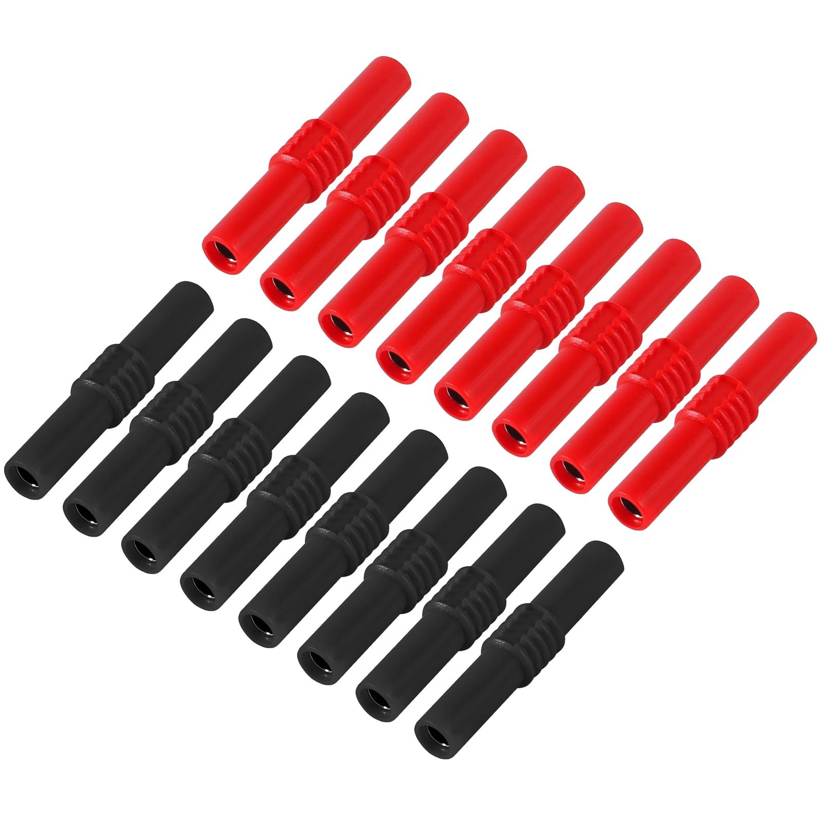 16Pcs Insulated 4mm Banana Plug Coupler Female to Female Banana Socket Jack C...