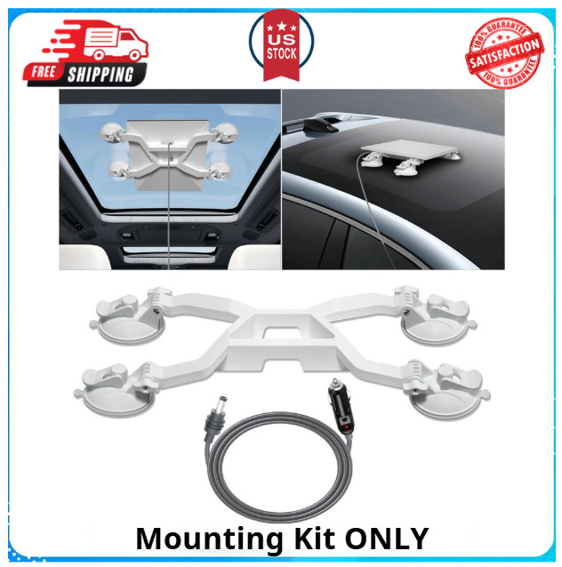 Starlink Mini Mount,Adjustable Starlink Mini Suction Cup Mount with 3M White