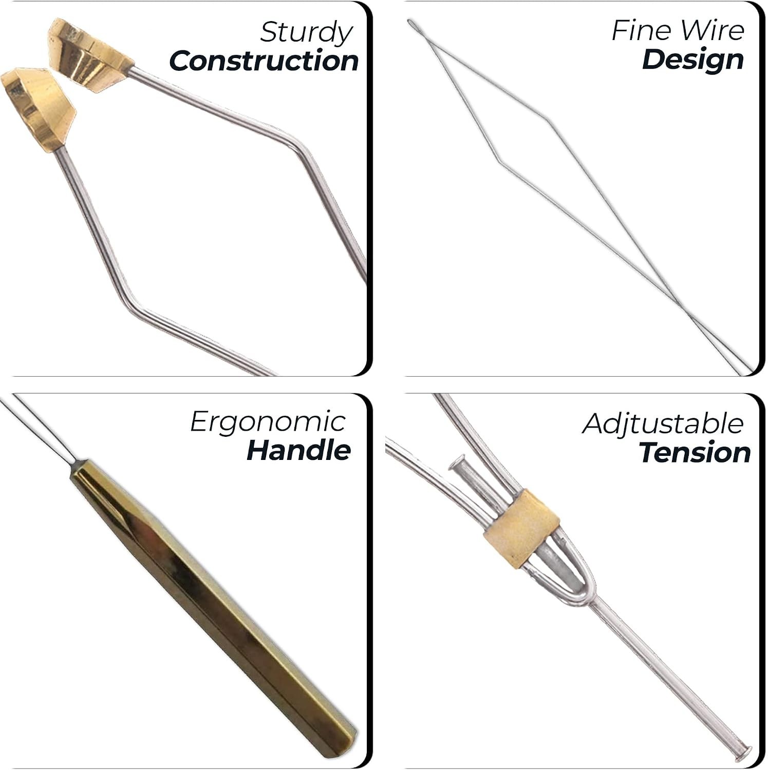 Versatile Fly Tying Combo: Stainless Steel Bobbin and Threader for All Patterns