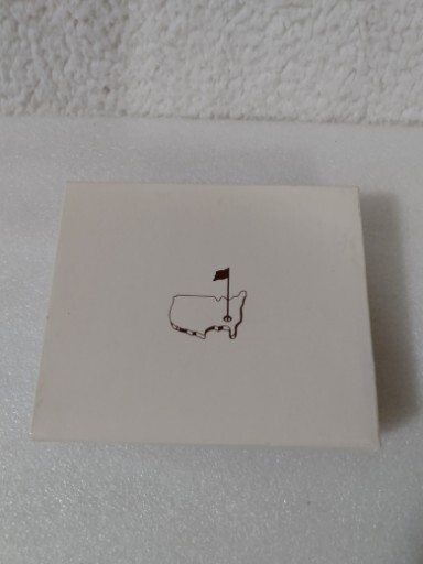 Masters Augusta National Golf Tournament Empty Small Gift Box White