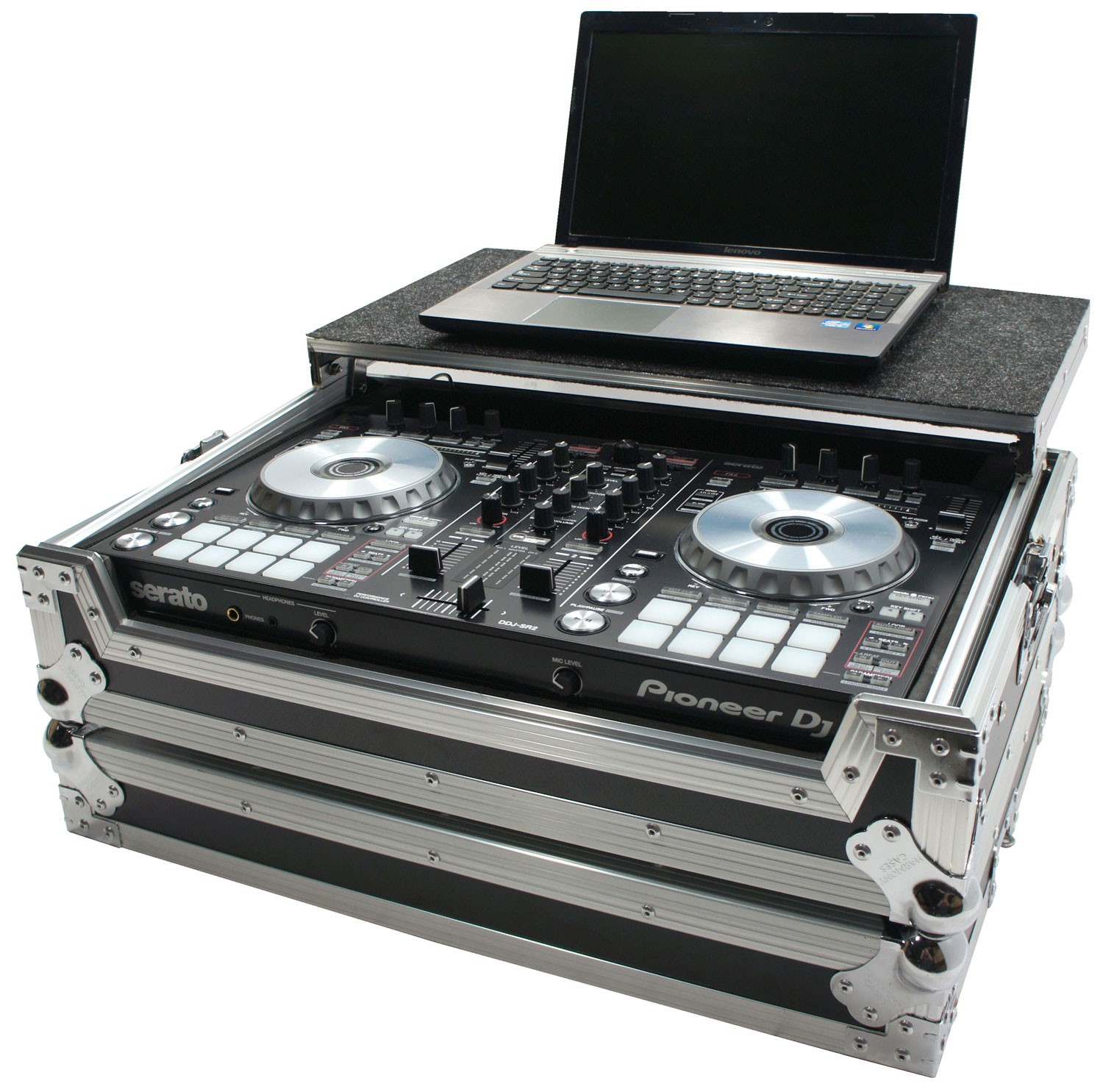 Harmony HCDDJSRLT Flight Glide Laptop Stand Tray DJ Custom Case Pioneer DDJ-SR2