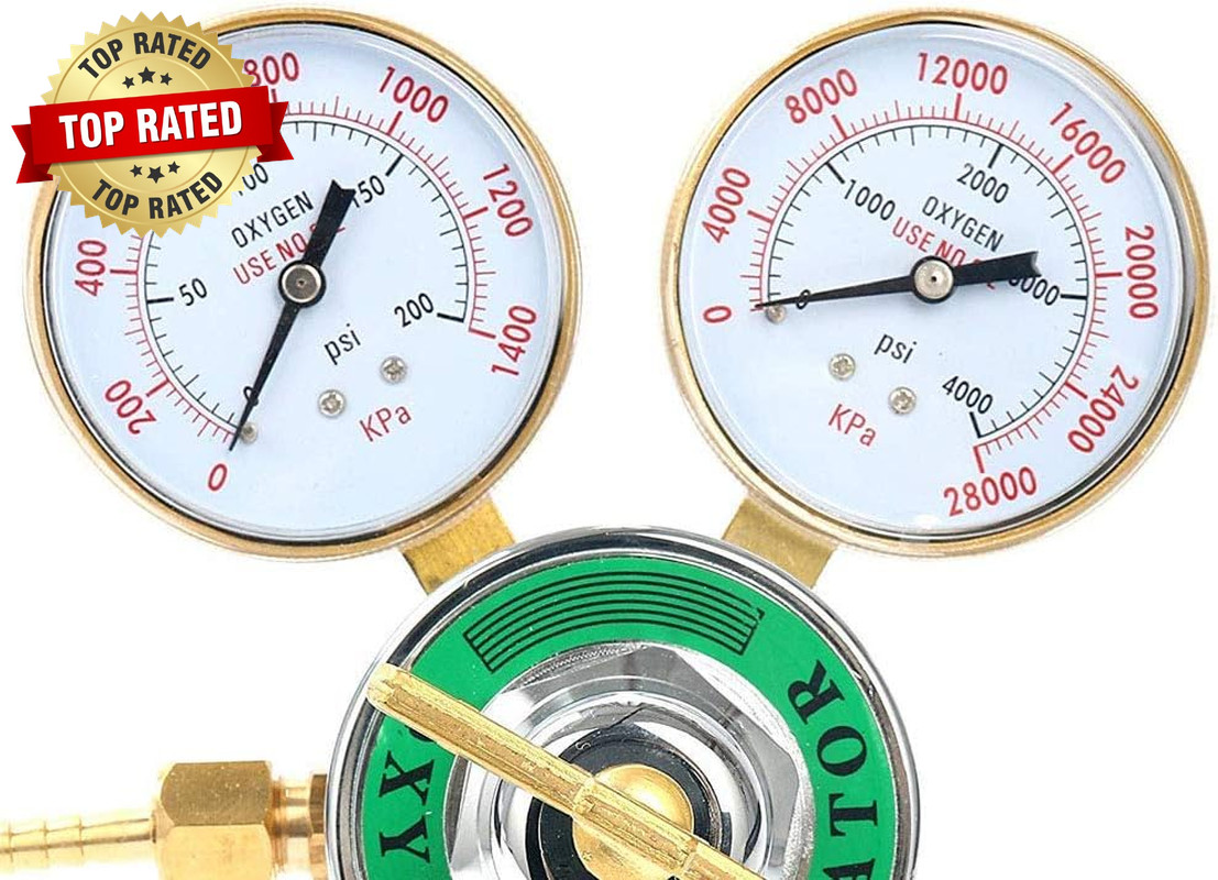 Oxygen Regulator Large Tank Gauge Cutting Torch Regulator CGA 540