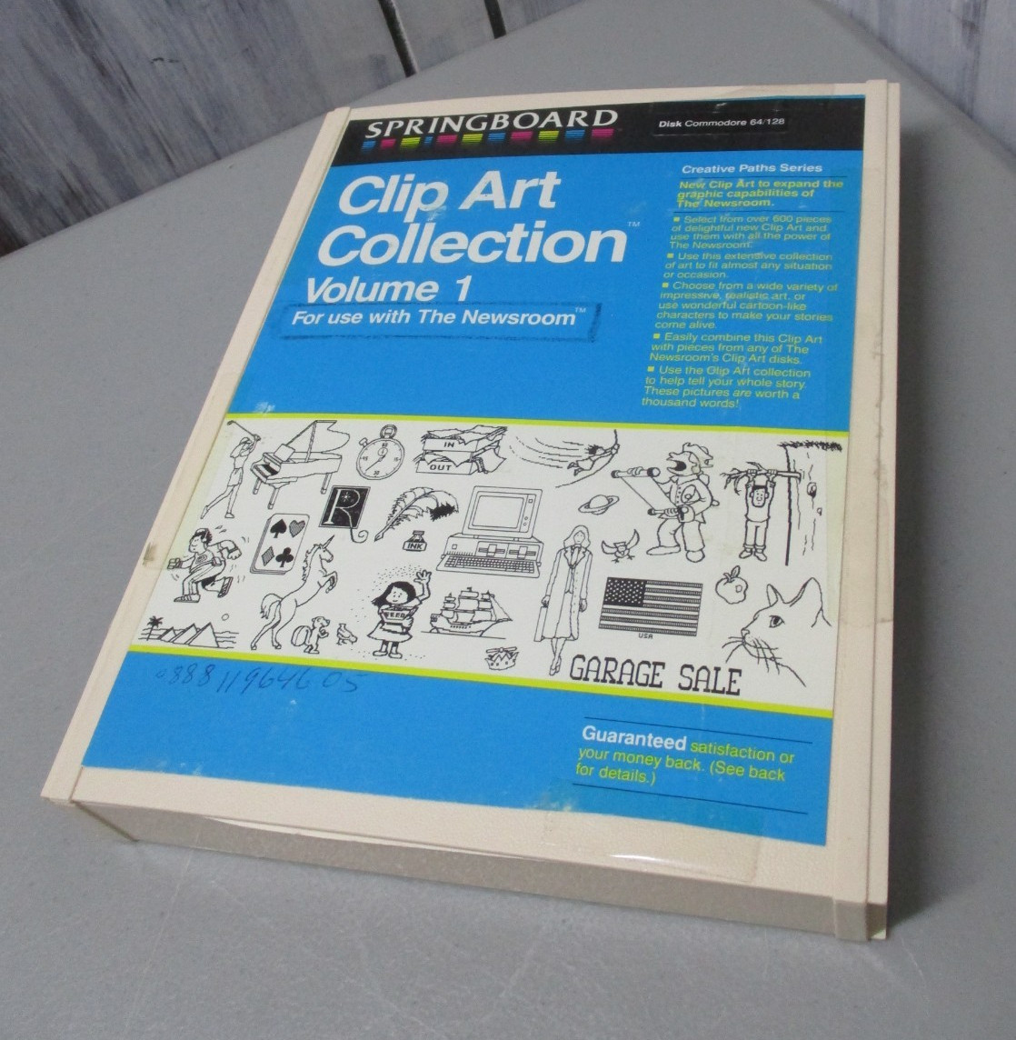Clip Art Collection Volume 1 for Commodore 64 by Springboard (The Newsroom)