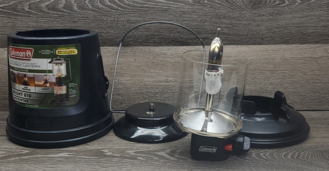 Coleman Two Mantle Instastart QuickPack Propane Lantern w/Hard Case #5159
