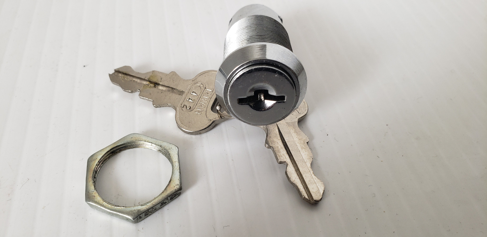 4 Momentary Switch Locks W/ Keys Spring Return Garage Alarm Keyed Alike
