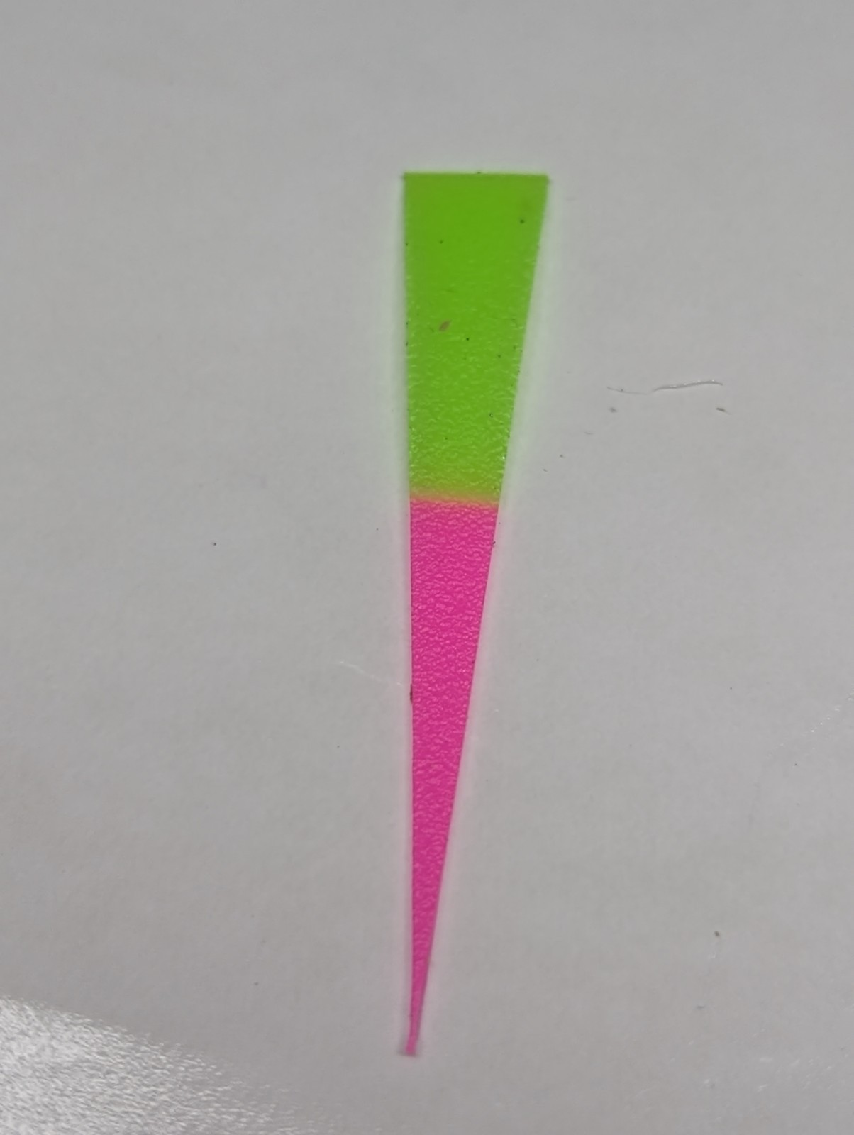 Yellow With Pink 1.5" Silicone Crappie Jig Wedge Tails 25
