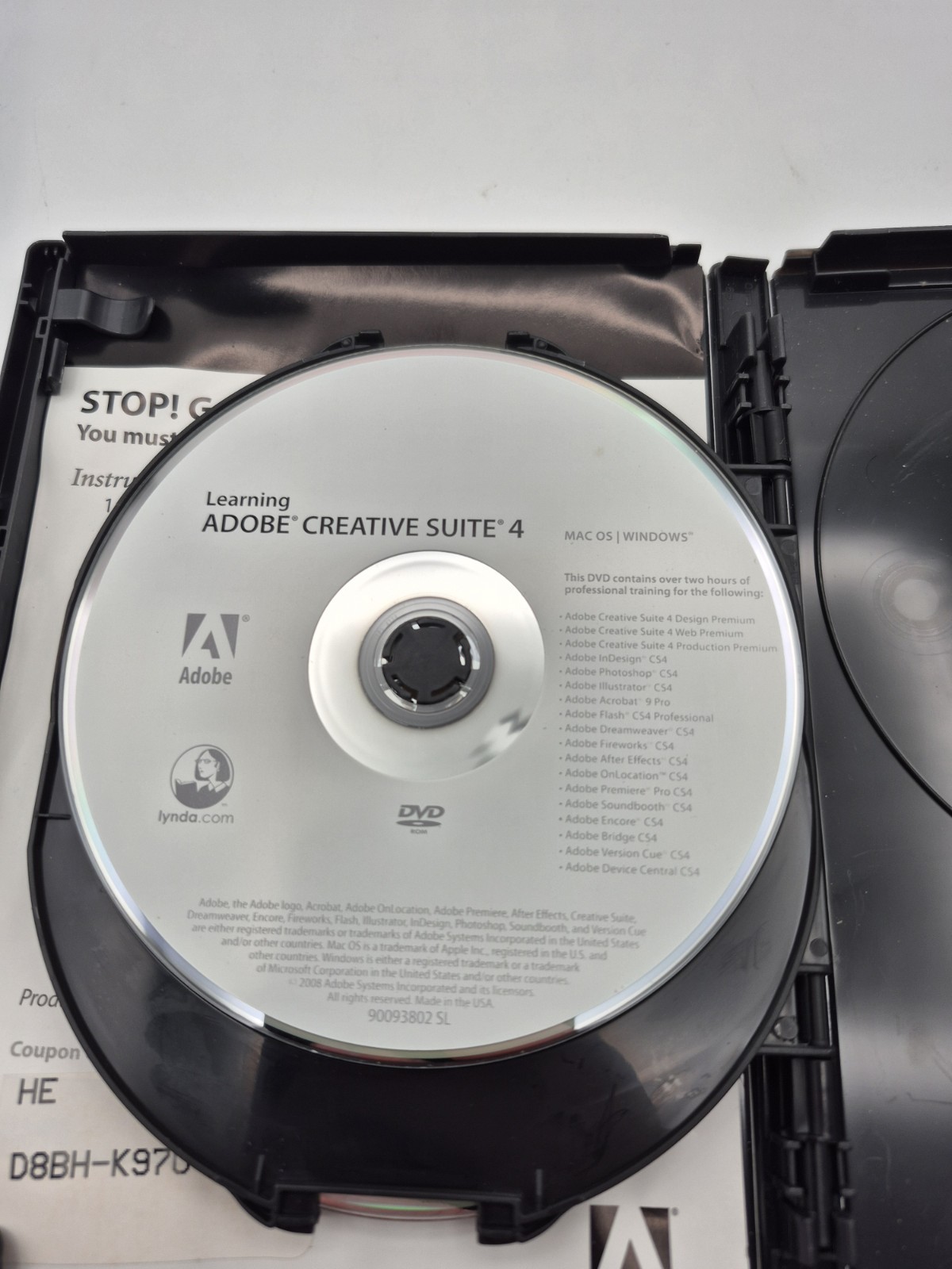 Adobe Creative Suite 4 Design Premium Windows Student Version READ
