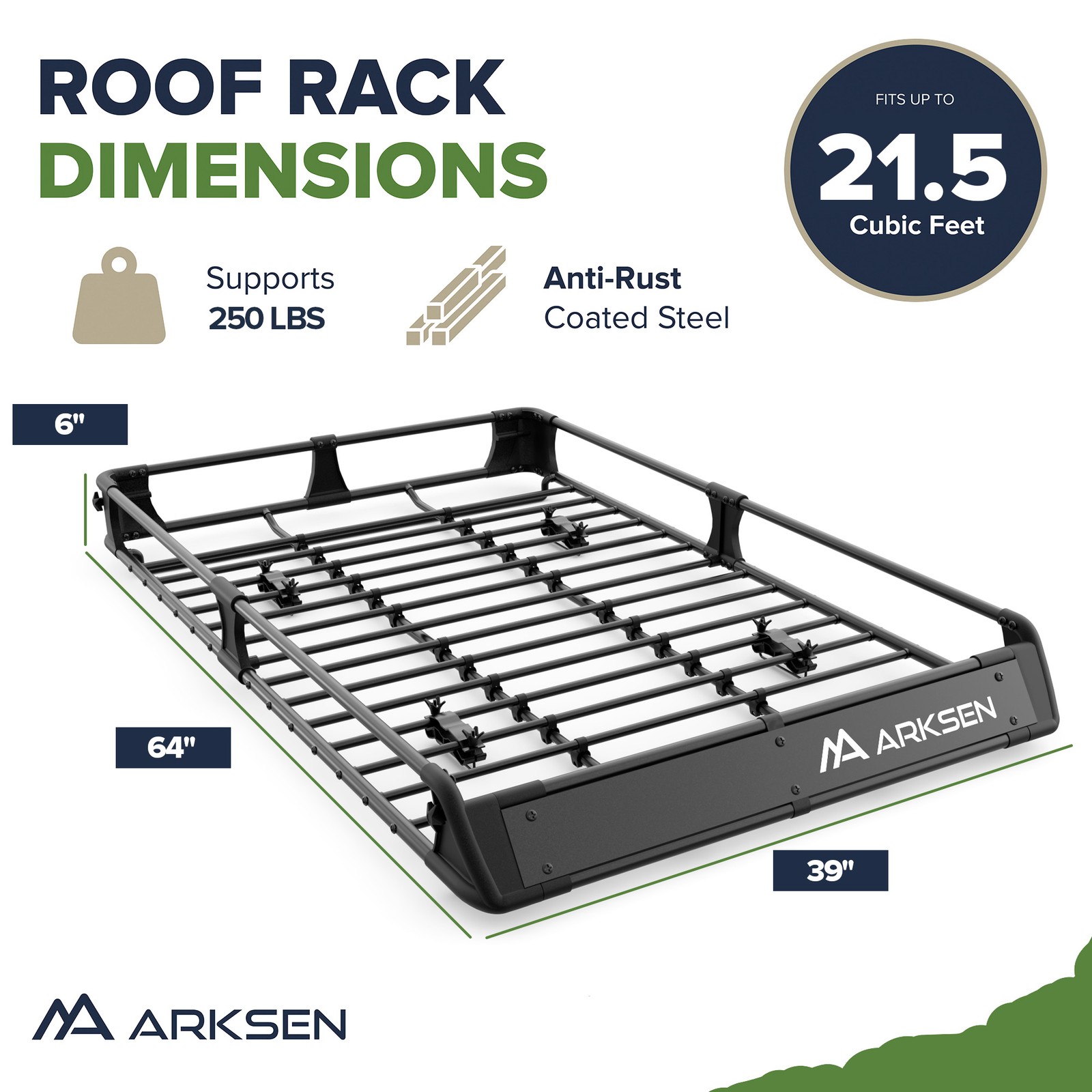 64/82 Inch Universal Roof Rack with Different Sets