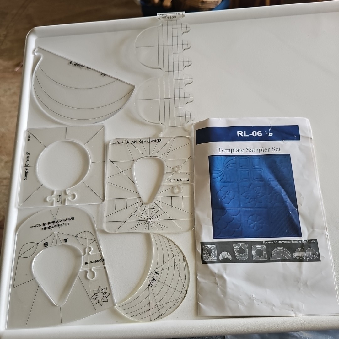Westalee Sew Steady Template Sampler Set Templates Quilting 6 Piece Set RL-06