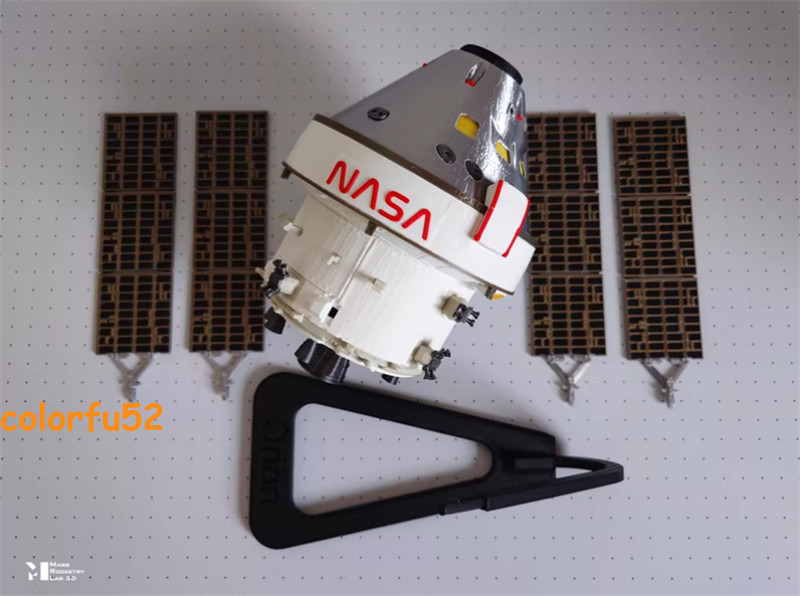 1/48 Scale Artemis Program Orion Manned Spacecraft Static Finished Model Toys