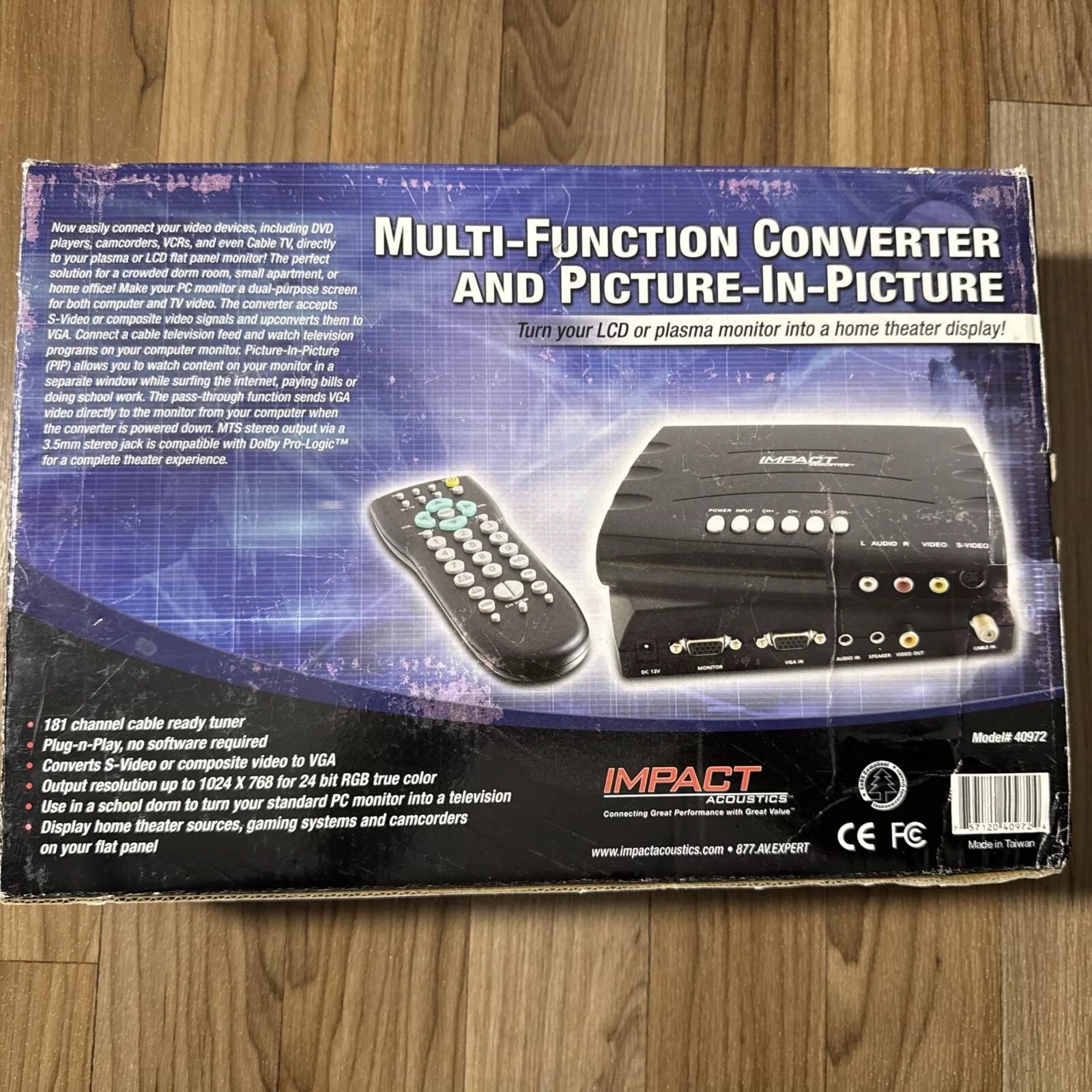 Pic-in-Pic & Multi-Function Converter (Impact Acoustics) Model 40972