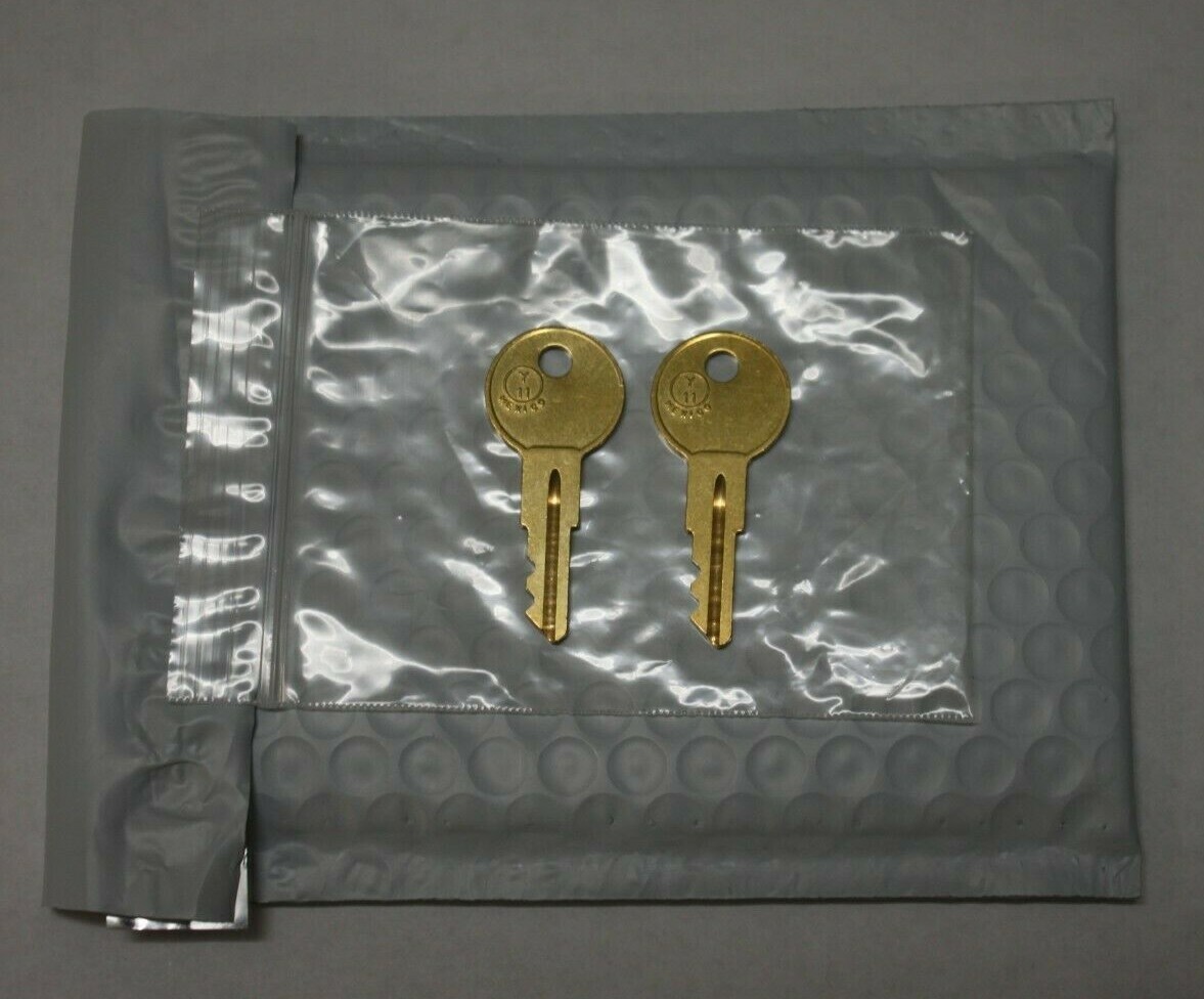 001-250 2-Keys Craftsman tool boxes cut to your code 001-250 replacement key